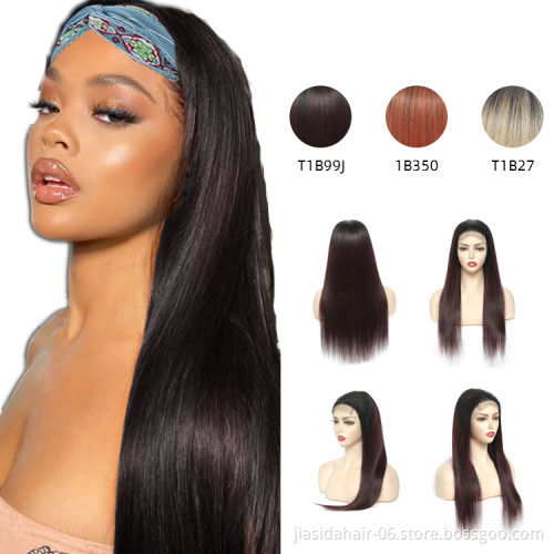 Long Inches 20 Vrigin Hair Ombre Color Straight 4*4 Full Lace Wig Mink Brazilian Human Hair Hd Lace Front Wig